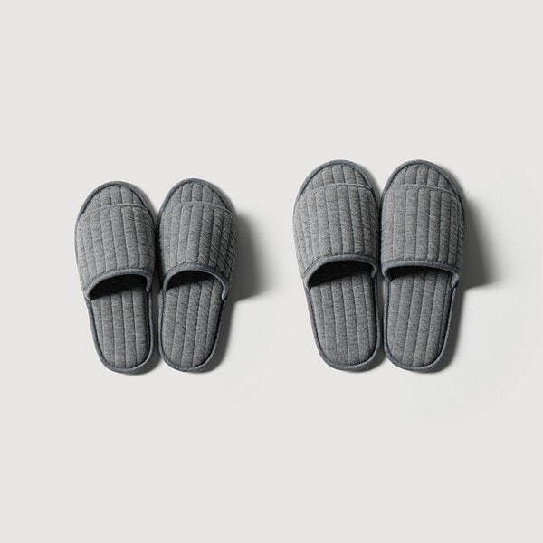 소프트 코튼 저지 워셔블 커플 거실화 2개 J616901001000