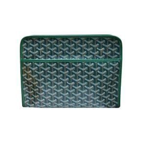 GOYARD GOYARD 고야드 ABAJOUV-GM-09 스페셜컬러 쥬방스 GM 클러치백 그린 가방 TEO 270153