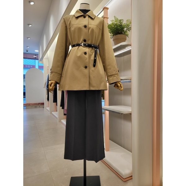[여주점] 여성 스탠카라 하프 트렌치 코트(ITP9YBY930A)