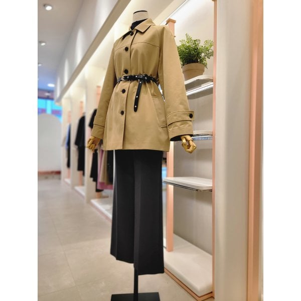[여주점] 여성 스탠카라 하프 트렌치 코트(ITP9YBY930A)