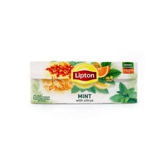  립톤 Lipton 허브차 민트 시트러스 인퓨전 20티백