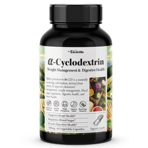 알파CD 어스빌 알파시디 500mg 2개월분 알파시클로덱스트린 60베지캡슐