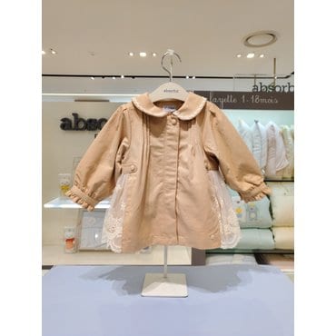 압소바 하이든 자수튤 트렌치//(AY526102) 연베이지