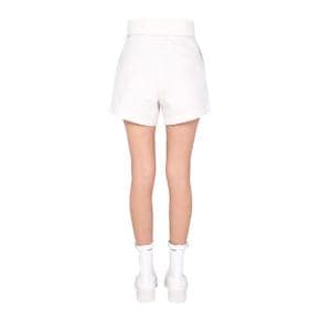 FW21 PHILOSOPHY DI LORENZO SERAFINI Short Pants HIGH WAIST BERMUDA WHITE 03017121_0463