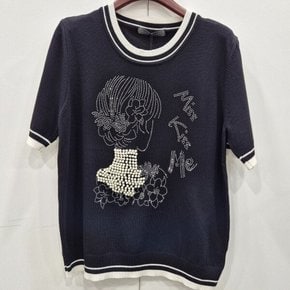 라운드  큐빅 진주 장식 니트MM05KN400_US_3