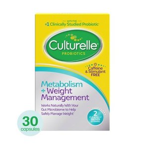 Culturelle 건강한 신진대사 + 체중 관리 프로바이오틱 채식 캡슐 - 30ct, 컬처렐 건강식품