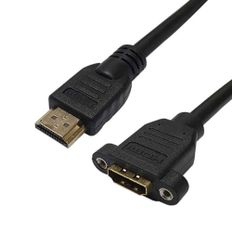 HDMI 판넬 케이블 19P M-F 스크류 1M