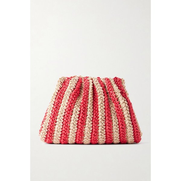 로플러 랜달 베일리 스트라이프 크로셰 라피아 클러치 46376663163039360