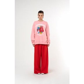 PONY LOGO SWEATSHIRT PINK