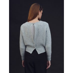 Elsie both-sides knit (Icy blue)