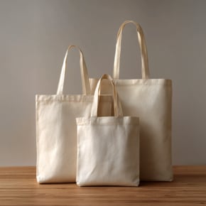 에코백 미니 캔버스 가방 튼튼한 무지 보조가방  미술시간 체험활동 인기