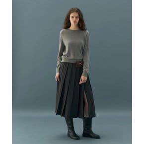 소프티 캐시 울 블렌디드 라운드넥 니트DFWMKN5321