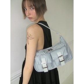 PK Hobo Bag (nylon)(light blue)