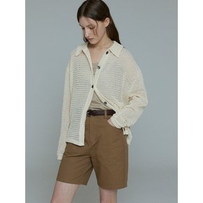 KARA MESH NET KNIT CARDIGAN (3COLOR)