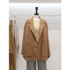 [파주점] 쥬크 주크 루즈핏 아웃포켓 캐시혼방 하프코트​​ V261MSG952