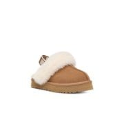 [KIDS] UGG 로고 밴딩 퍼 카라 플랫폼 샌들(펀케트) 1675303005000