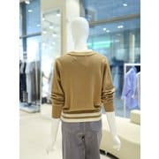 [여주점] 여성 배색 디테일 브이넥 가디건 YK5AD603