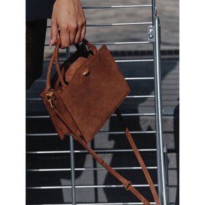 Kate Tote Bag Suede Chestnut