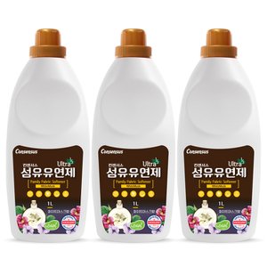 컨센서스 초고농축 섬유유연제 화이트머스크 1L x3개