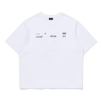 블루테일 AZG1TS03WT 화이트 반팔 티셔츠