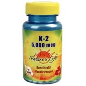 3개X  네이쳐스라이프  비타민K2  메나트레논  5000mcg  60정