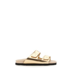 팜 엔젤스 SANDAL WITH LOGO Sandals PWIH019_S23LEA0017661 GOLD