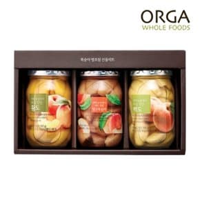 [ORGA] 3색 복숭아병조림 선물세트 (450gX3EA)