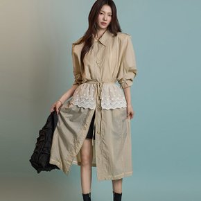 J2735 벨트 세트 트렌치코트/베이지