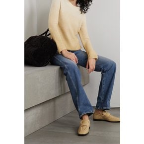 Ombré Cashmere And Silk-blend Sweater 베이지