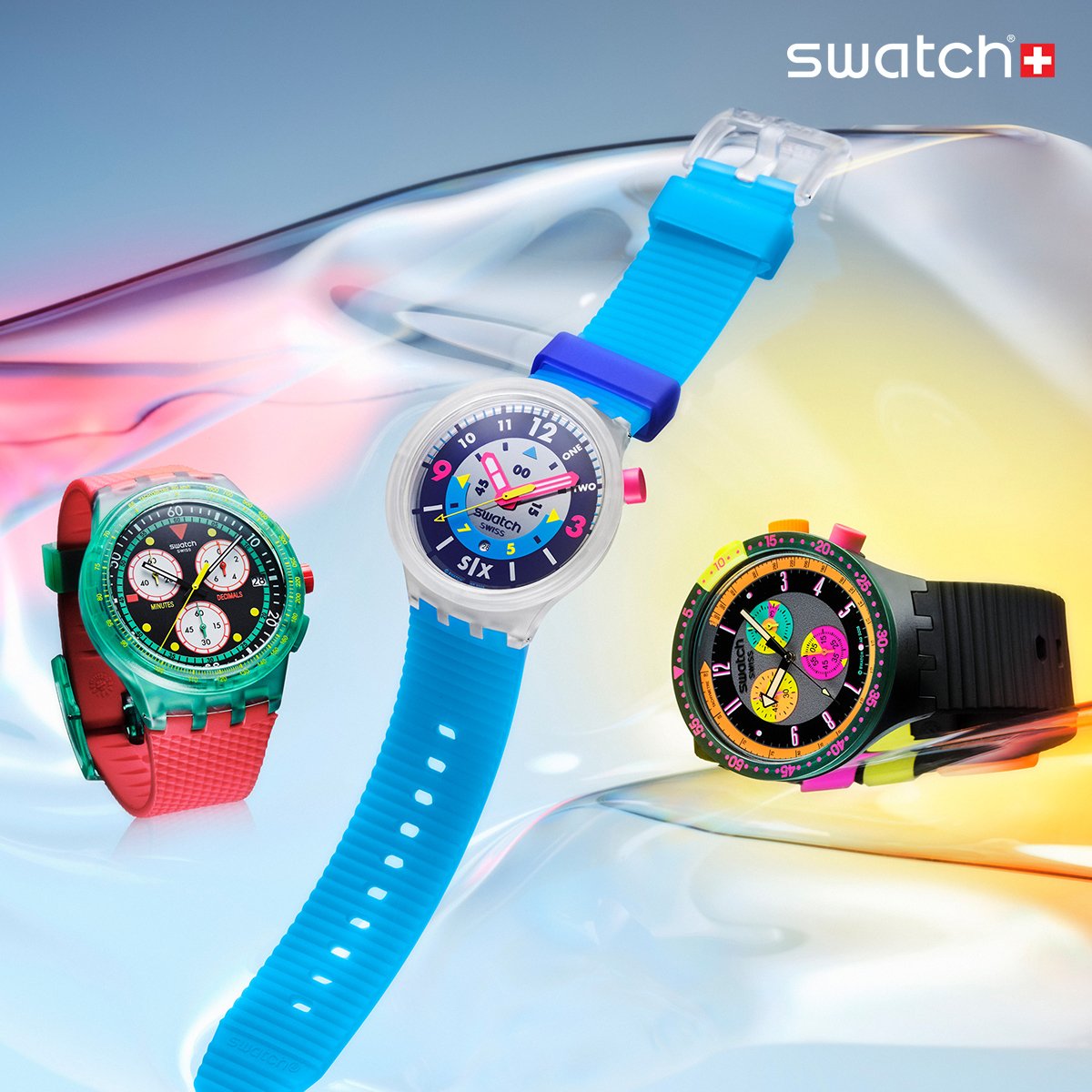 [본사] SWATCH NEON EMERALD CHRONO SUSG409 - SSG.COM