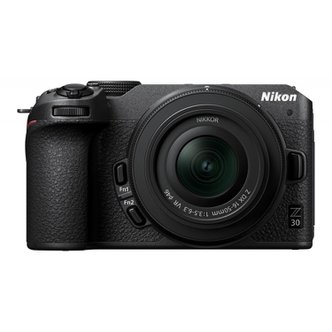  니콘 미러리스 일안 Z30 더블 줌 킷 Z마운트 APS-C 동영상 Vlog 손떨림 보정 Nikon 블랙