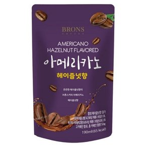 브론스 아메리카노 헤이즐넛 190ml/50파우치