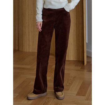 앳코너 Corduroy Straight Long Pants Brown AT5PAF089BW