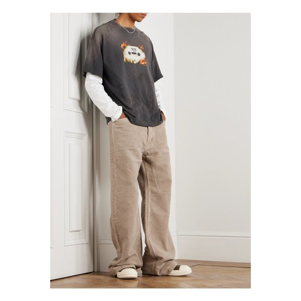 나스 프린트 코튼 저지 티셔츠 블랙 46376663162875654