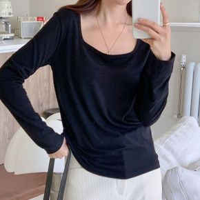 딥스퀘어쫀쫀긴팔티셔츠 LIV211M605 빅사이즈_P436712028
