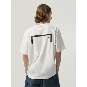 STACK LOGO TEE-WHITE