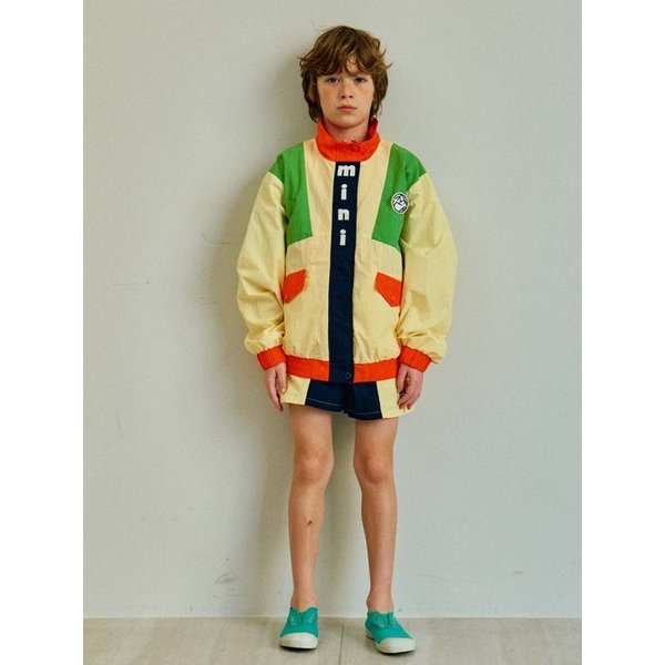 25SS 컬러블럭 트랙 쇼츠(BUTTER)
