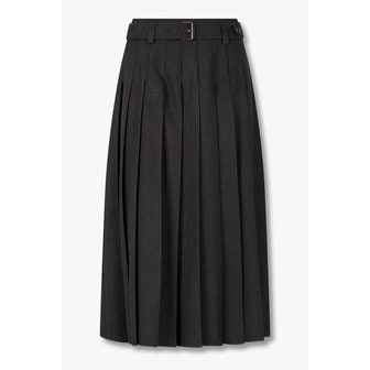 VOV 스트레치 벨티드 플리츠 스커트 7156135002169