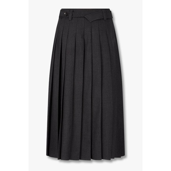 스트레치 벨티드 플리츠 스커트 7156135002169