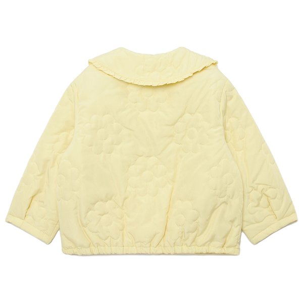 [여주점] [오프라벨 여주점] 블루독베이비 (YE) 프릴카라플라워퀼팅점퍼 (45114-113-01)