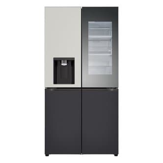 LG [LG전자공식인증점] DIOS 오브제컬렉션 얼음정수기 냉장고 W824MGB472S (820L)