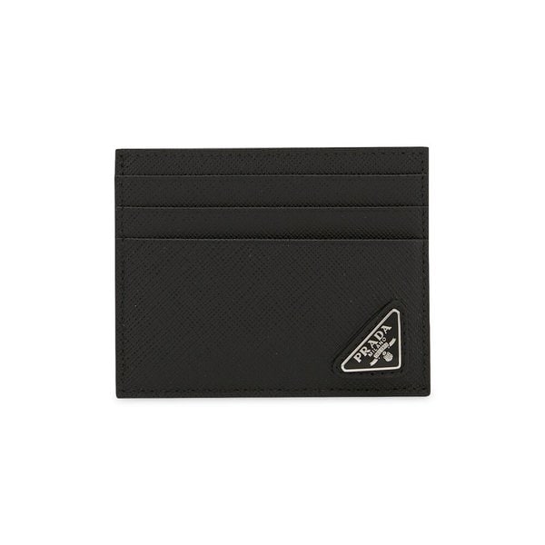 프라다 남성 사피아노 삼각로고 블랙 카드지갑 2MC223 QHH F0002
