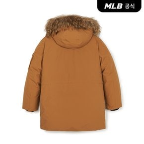 [엠엘비코리아공식] 고프코어 아웃포켓 FUR 미드 구스 패딩 BOS (Camel)