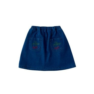 리틀그라운드 룰라비LB-자수데님스커트75A12-431-01
