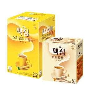 맥심 모카골드 210T+맥심 화이트골드 50T /일회용믹스