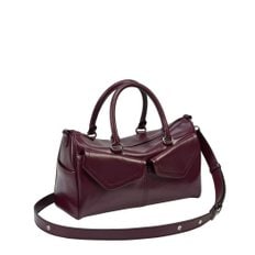 Occam Doux DoublePocket Tote(오캄 두 더블포켓 토트 미듐)Evening Burgundy_VQB4-1TO736-1WIXX