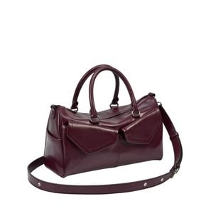 Occam Doux DoublePocket Tote(오캄 두 더블포켓 토트 미듐)Evening Burgundy_VQB4-1TO736-1WIXX