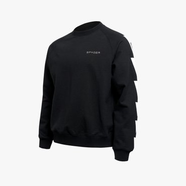 스파이더 공용 테리 맨투맨 SPGFCNRL303UBLK