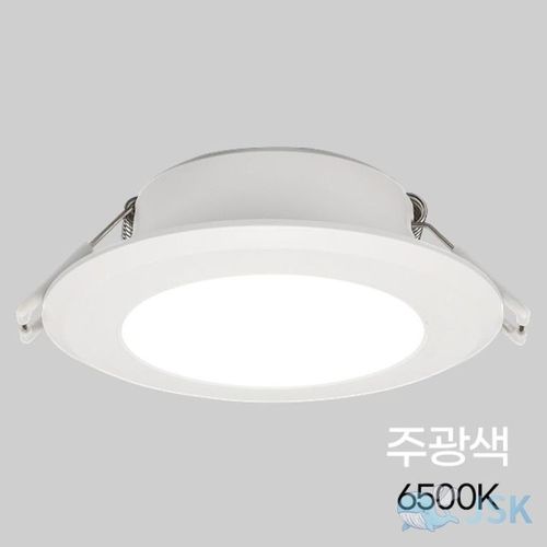 다운라이트 LED Slim 주광색 3인치 6W JS3745 X ( 2매입 )