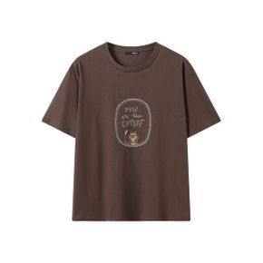 프린팅 라운드 데일리 반팔 티셔츠 BY2TS009L0_P420040859